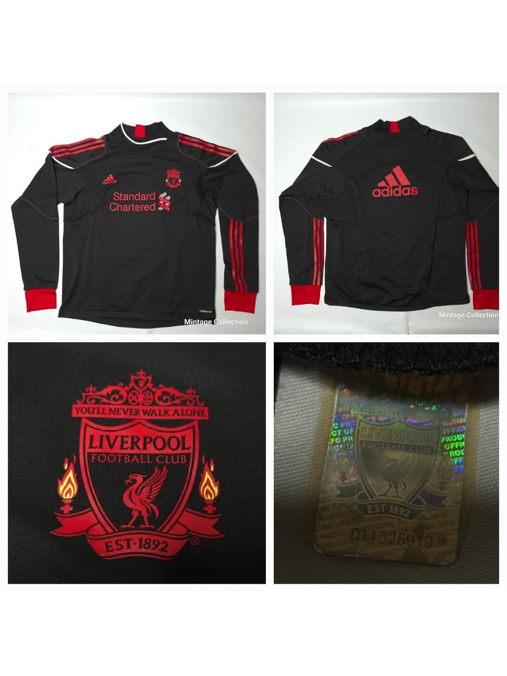 ADIDAS FORMOTION 2010 LIVERPOOL FOOTBALL CLUB SOCCER FUTBOL GOALKEEPER JERSEY XL